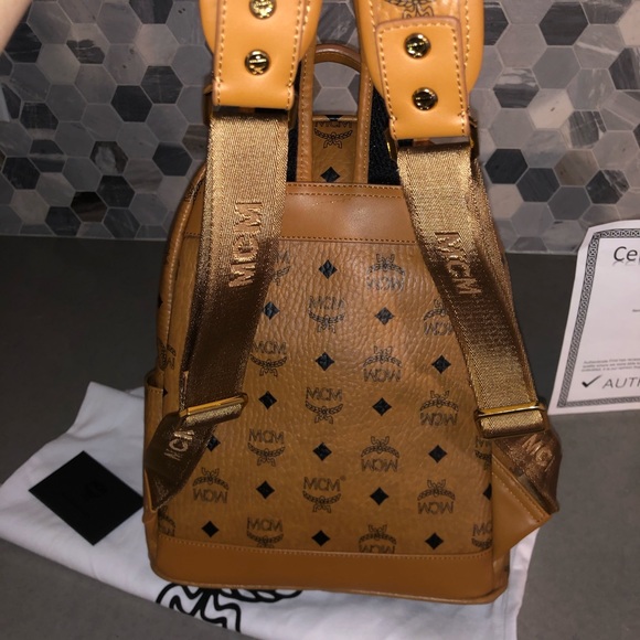MCM small stark stud backpack - Picture 6 of 12